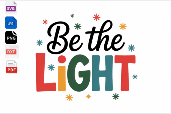Be the Light SVG Christmas Quote Design Review