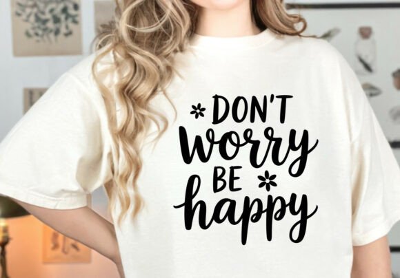 Don’t Worry Be Happy SVG for Real Embroidery Projects