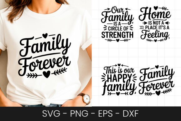 Family Forever Quote Script Design SVG Review for Real Projects