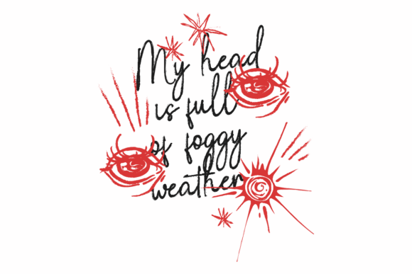 Foggy Weather SVG: A Moody Embroidery Design for Introspective Projects