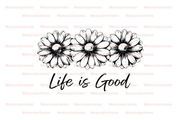 Life Is Good SVG: A Reliable Design for Uplifting Embroidery Projects