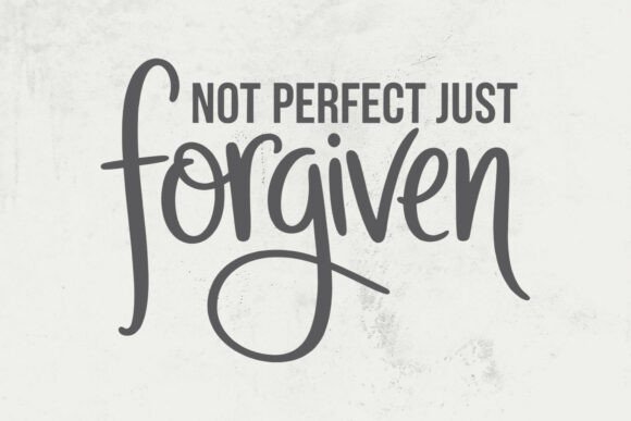 Not Perfect Forgiven SVG, Christian Svg