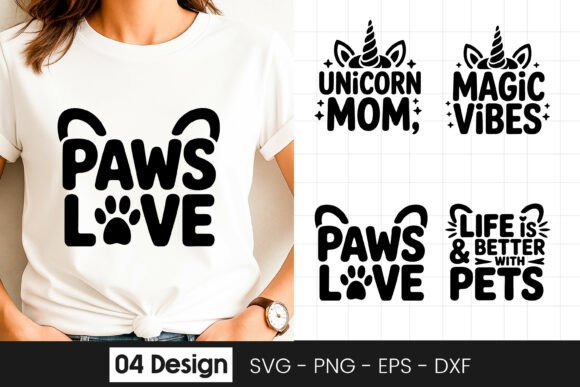 Paws Love Dog Cat Quote Embroidery Design Review
