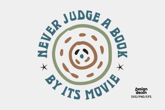 Retro Book SVG PNG Funny Quote for Real Embroidery Projects