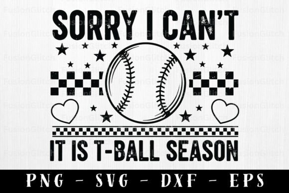 T-Ball Season SVG PNG Baseball Mom Quote