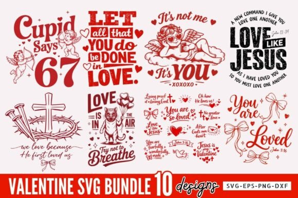 Valentine SVG Bundle: A Playful Touch for Heartfelt Embroidery Projects